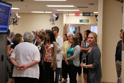 Attendees received behind the scenes tour of the facility